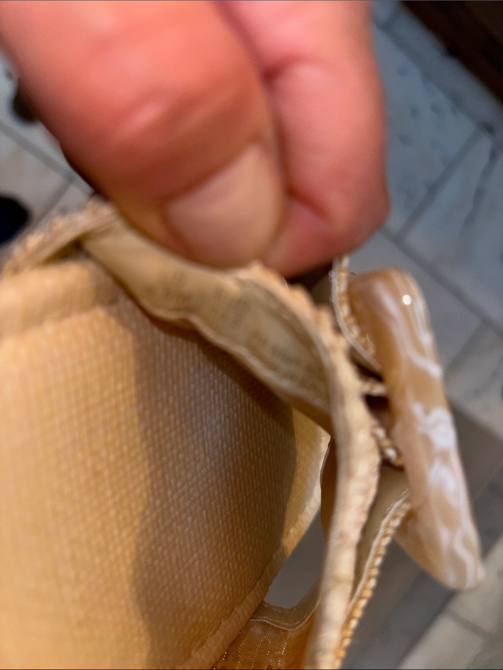 Sam Edelman Beige Raffia Buckle Slide - Picture 4 of 4